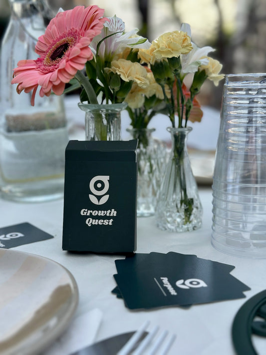 Growth Quest I Dinner Party Conversation Deck