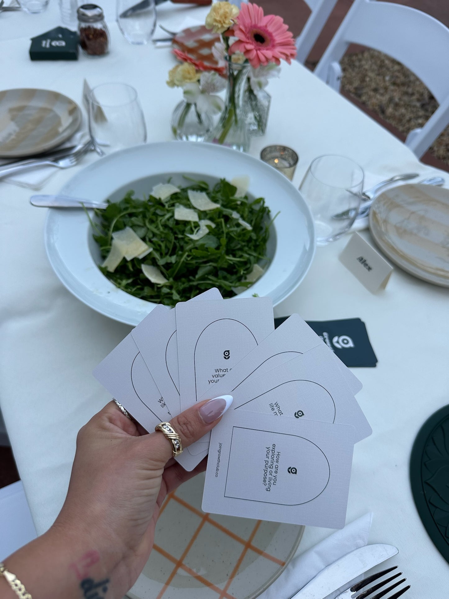 Growth Quest I Dinner Party Conversation Deck