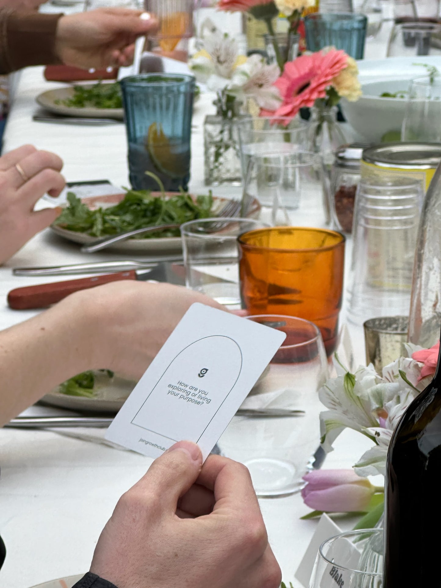 Growth Quest I Dinner Party Conversation Deck