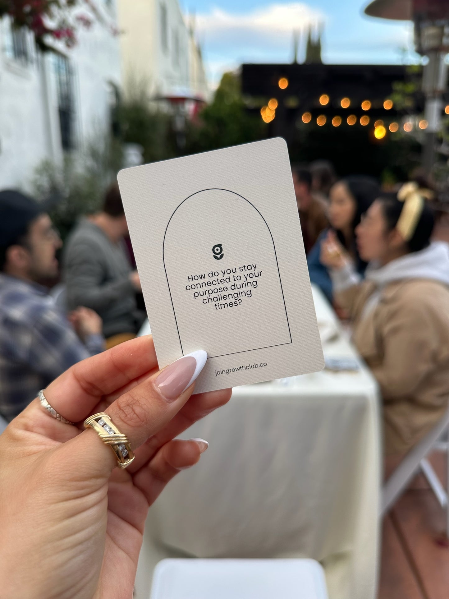 Growth Quest I Dinner Party Conversation Deck